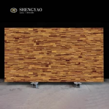 China Decoração de parede de luxo amarelo tigre olho laje de pedra fábrica fabricante