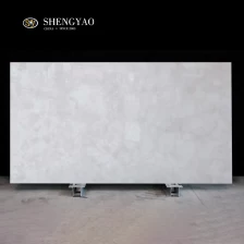 China Polishing White Crystal Quartz Gemstone Slab manufacturer