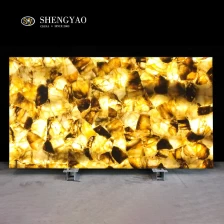 Trung Quốc Tấm đá quý pha lê có đèn nền nhà chế tạo
