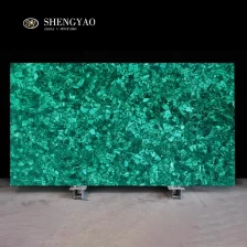porcelana Losa de piedra semipreciosa de malaquita verde | Proveedor de losa de piedras preciosas de China fabricante