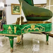 Китай Изготовление на заказ малахитового фортепиано и малахитовой мебели производителя
