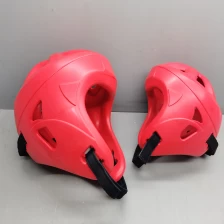 China factory customize polyurethane helmet PU foam head protector kick boxing helmet manufacturer