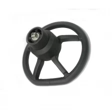 China Customize auto parts  pu steering wheel polyurethane foam lawn mower steering wheel manufacturer