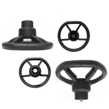 China China polyurethane auto parts steering wheel PU foam lawn mower steering wheel customize manufacturer