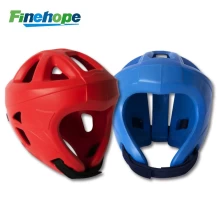 China PU Polyurethane Taekwondo helmet Head Guard  China Manufacturer Protect Face And Head  Comfortable Protective Gear Pu Leather manufacturer