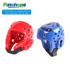 China Finehope taekwondo guard foam head helmet protector blue helmet taekwondo manufacturer