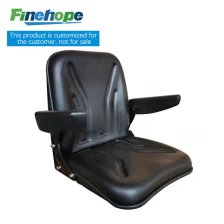 China Mechanical Suspension Riding Mower Seat, Zero Turn Mower Seat with Arm Rests manufacturer