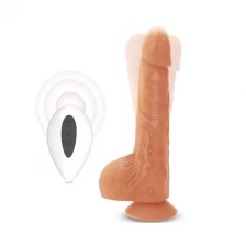 China Electric dildo vibration independent remote control  with heating manufacturer