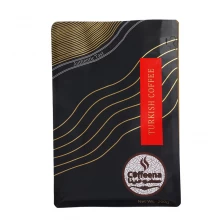 China Customized printing flat bottom coffee beans packaging bag plastic coffee bag manufacturer