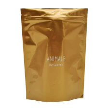 China Reusable Aluminium Foil Zip Lock Stand Up Food Pouches Bags with Notch for Food Storage manufacturer