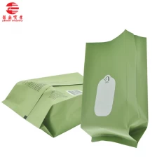 China Customized Logo Laminated Aluminum foil Side Gusset Tea Packaging Bag with printing manufacturer