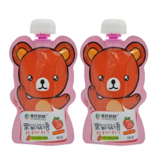 China Food Grade Pouch Package With Spout Stand Up Reusable Plastic Juice Spout Pouch manufacturer