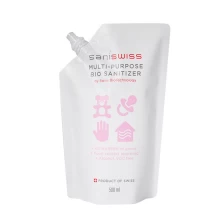 China custom printed 500ml detergent stand up spout pouch with corner spout manufacturer