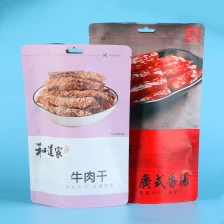 China Custom Printed Soft Touch Zip Lock Packaging Stand Up Food Pouch manufacturer