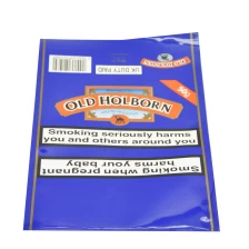 China Custom printed empty hand rolling tobacco bag with zipper leaf tobacco pouches manufacturer