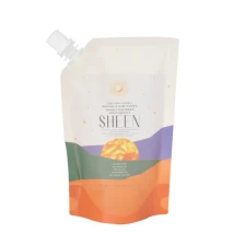 China Custom Printed Corner Spout Pouches Flexible Liquid Packs Plastic Stand Up Spout Pouch manufacturer