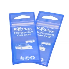 China Custom Self Seal Zipper Plastic Packaging Poly Pouch Zip Lock Bag Package With Hang Hole manufacturer