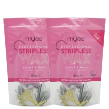 China Plastic Soap Bags Custom Logo Printed Pouches Bag Zip Lock Bag Stand Up Pouch For Wax Bean manufacturer