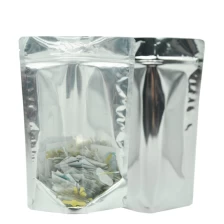 China custom resealable mylar foil zip lock stand up pouch food grade plastic packaging bag manufacturer