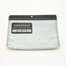 China Garment Polybag For Clothes,Plastic Underwear Shirt Zipper Package Bag manufacturer
