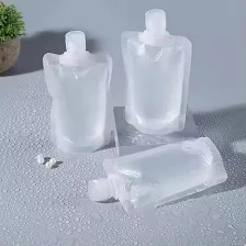 China Commercial Disposable Self-standing Spout Bags for Soy Milk and Coffee, High-temperature Resistant Liquid Bags manufacturer