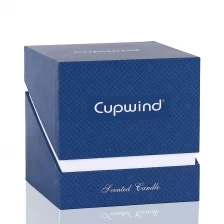 China Caixa de presente de luxo com design exclusivo azul oceano para vela perfumada fabricante