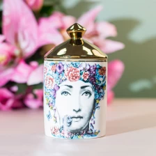 China Castiçal de cerâmica Blossom Lady 9oz fabricante
