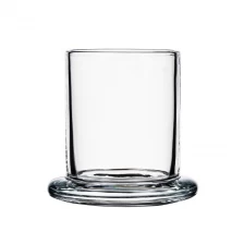 China Atacado porta velas para decoração de casa copos com suporte para os pés 7 oz fabricante