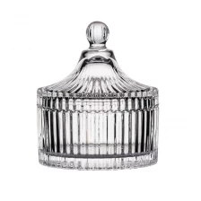China Recipiente de armazenamento de cristal de luxo para velas perfumadas fabricante