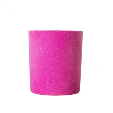 China Frasco de vidro de vela votiva com acabamento em pó para aromas de amaranto fabricante