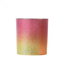 China Sprays Ombre de vaso de vidro de vela em pó de luxo fabricante
