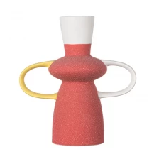China Vaso de cerâmica em forma de jarro para flores, casa de fazenda moderna, decoração rústica fabricante