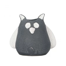 China Vaso de mesa de cerâmica Cat Design para decoração de casa rústica fabricante