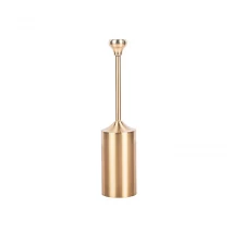 China Metallic Brass Pillar Candle Holder 11.42