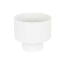 Chiny Matowa biała ceramiczna miska na świece 9 uncji producent