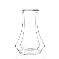 Cina Caraffa da caffè grande a doppia parete da 20 once Caraffa da portata in vetro borosilicato fatta a mano produttore