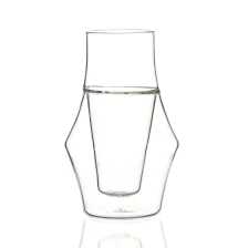 Cina Tazza da caffè resistente al calore in vetro borosilicato a doppia parete elegante da 5 once Prodotti per la casa produttore