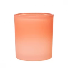 Cina Tarocco Orange 8oz Gradient Coloured Empty Candle Glass Produttore produttore