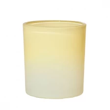 Cina Candela in vetro sfumato giallo opaco da 8 once per limone al profumo di agrumi produttore