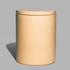 China Luxury Colored Concrete Candle Vessel 11oz Kalahari Watermelon manufacturer