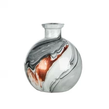 China Luxury Handmade Swirl Watercolor Diffusers Glass Bottle 7oz manufacturer