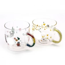 China 380ml Decal Printed Borosilicate Glass Mug - COPY - 30bmad fabricante