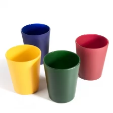 China Jarra de vela cônica grande com acabamento em cor fosca de 35 onças, vidro plantador, vaso de vidro fabricante