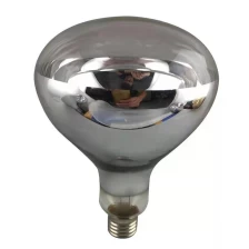 China Brooder Infrared Infra Red Heat Reflector Halogen Lamp Bulb For Poultry Farming Halogen Lamp manufacturer