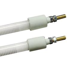 China Quartz Tube Metal Strap 220V 2000W Halogen Infrared Heating Lamp manufacturer