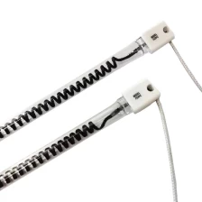 China 220v 1000W Liner Carbon Fiber Quartz Infrared Heat Lamp Manufacturer manufacturer