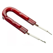 China 450mm 2000 Watt Equipment Using Ruby Ceramic Heat Emitter Red Light Infrared Lamp manufacturer