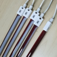 China PE Blowing molding machine IR halogen ruby red infrared heating lamp tube manufacturer