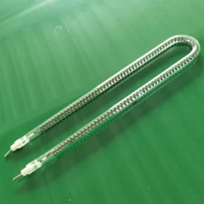 China Brooder Heat Lamp Carbon Fiber 400v 3000w Infrared Halogen Heating Lamp manufacturer