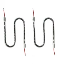 China 110 v led red light IR halogen heater carbon paint curing drying infrared heating lamp manufacturer